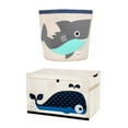 thumbnail image 1 of 3 Sprouts Bac de Rangement pour Coffre à Jouets Poubelle pour Baleine et Bac de Rangement, Requin, 1 of 9
