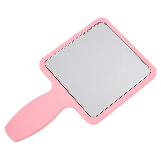 Espejo de maquillaje Baoblaze cuadrado portátil Color rosado