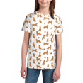 thumbnail image 3 of Wukai Labrador Retriever Dog Youth Unisex Short Sleeve T-Shirt for Boys, Girls, Teens, and Kids-X-Small, 3 of 7
