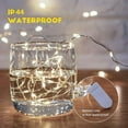 thumbnail image 2 of Ayieyill 12Pack Fairy Lights Battery Operated,10ft 30LED Mini String Lights Waterproof Wire Lights Indoor, Cool White, 2 of 8
