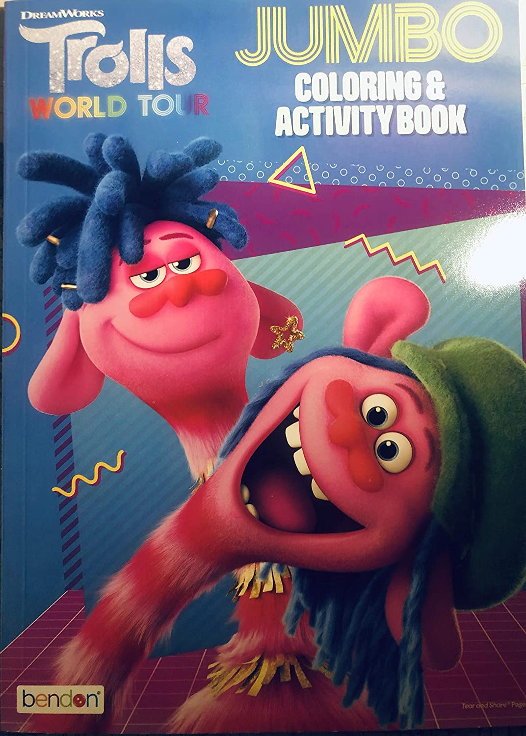 CRAYOLA Libro Da Colorare E Attività – Trolls World Tour, Lavabile
