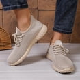 thumbnail image 4 of Women's Walking Shoes Lightweight Breathable Flying Woven Mesh Upper Casual Jogging Shoes Ladies Tennis Shoes Workout Footwear Gym Sneakers, 4 of 5