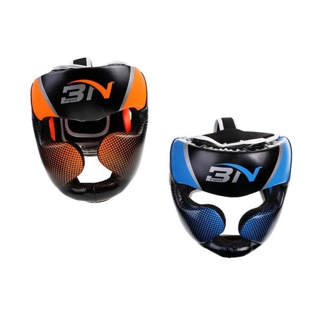 Los Artes Marciales Del Casco Del Boxeador 2pcs Desmontable Encajonan El Protector Del Engranaje SM SunniMix Casco de boxeo