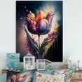 thumbnail image 2 of Designart Colorful Tulip I Canvas Wall Art, 2 of 5