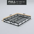 thumbnail image 5 of Full Box Spring, 9 Inch Box Springs King Size Basics Bed Base, Mattress Foundation, Black Heavy Duty Metal Structure with Cover,Easy Assembly, 5 of 7