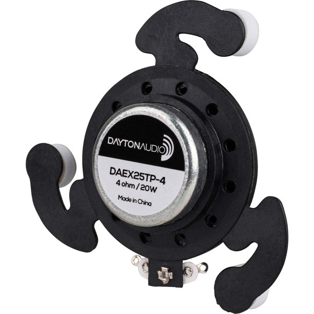 Excitador de trípode Dayton Audio DAEX25TP-4 25 mm 20 W 4 ohmios