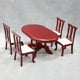 thumbnail image 2 of Set de muebles Miniature Dollhouse 1:12 mesa de comedor Redwood, 2 of 2