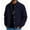 (Casual 110)Navy, variant on DayScoop Men's Long Sleeve Corduroy Jacket with Snap Button Front, Point Collar Casual Trucker Coat with Chest Pockets for Work Outdoor Daily