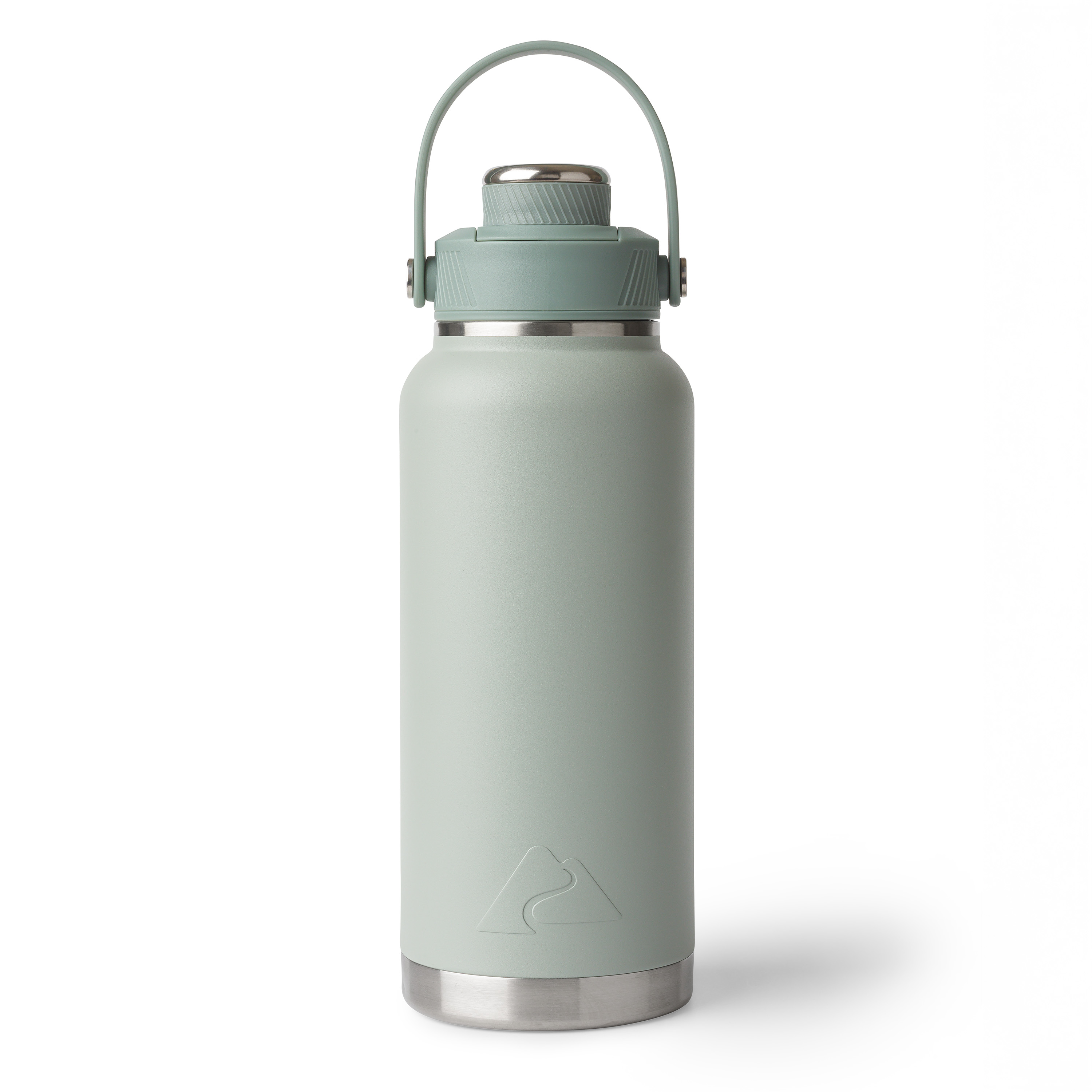 Ozark Trail 32 oz Stainless Steel Insulated Chug Water Bottle, Sage Green