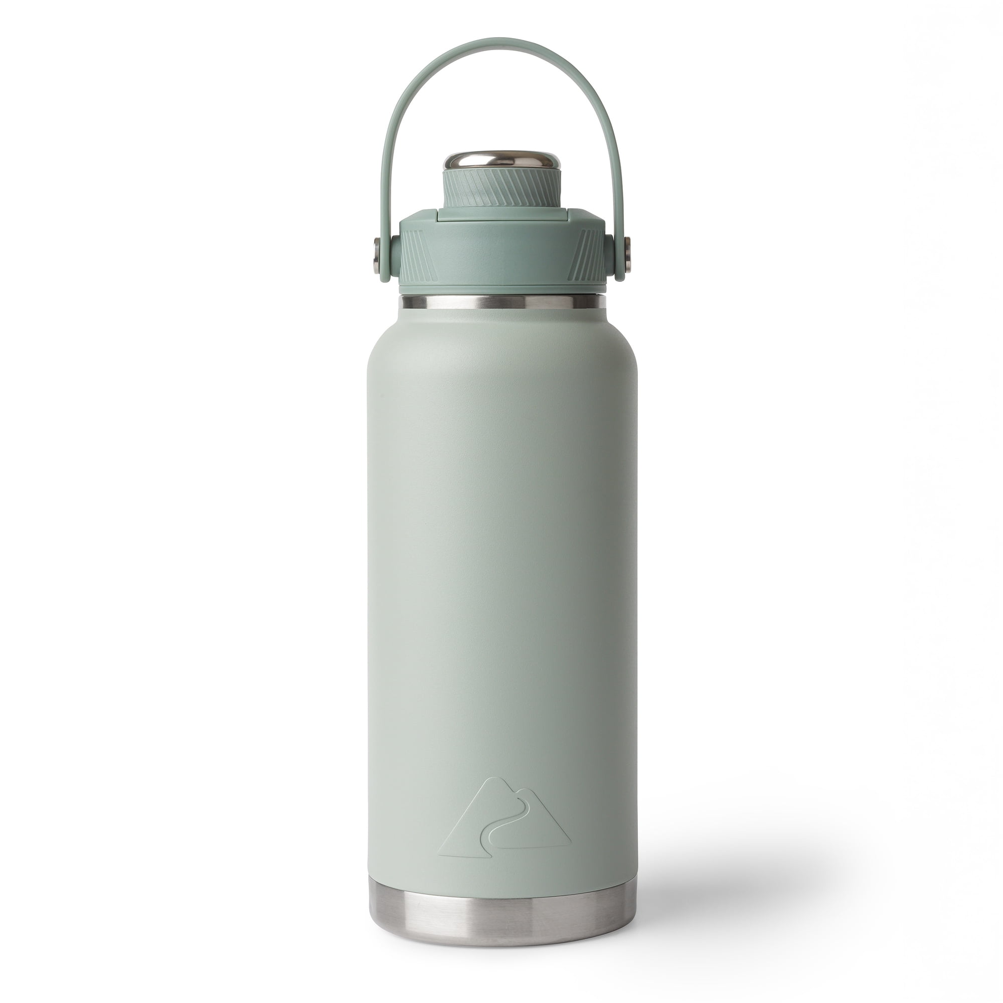 Ozark Trail 32 oz Stainless Steel Insulated Chug Water Bottle, Sage Green