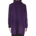 thumbnail image 2 of Karen Scott Womens Plus Ruffled Shawl Collar Cardigan Sweater, 2 of 3