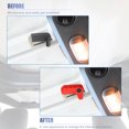 thumbnail image 4 of Unique Bargains 6 Pcs Housse de Poignée d'Interrupteur de Retrait de Toit Rigide pour Jeep Wrangler JL JLU 2018-2023 Rouge, 4 of 7