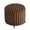 Brown, variant on GZXS Beige Upholstered Round Faux Fur Ottoman with Metal Legs, 22" Pouf Footrest Stool for Living Room, Bedroom, or Entryway Seating