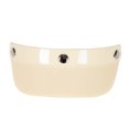 thumbnail image 1 of Visera universal para motocicleta, ligera, resistente al polvo, PC, 3 cierres a presión. Beige, 1 of 9
