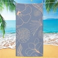 Denbek Big Sale! Microfiber Beach Towel Super Lightweight Camo Bath