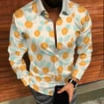 thumbnail image 3 of PNTUTB Hawaiian Vacation Men's Fashion Printed Shirts Collared Long Sleeve Button Down Casual Comfortable Blouses, 3 of 6