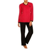 Women's Long Sleeve V Neck Pullover Sleep Shirt (Sizes S - 3X)