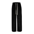 thumbnail image 3 of Mens Casual Pants Stretch Trousers With Pockets Clothes, 3 of 9
