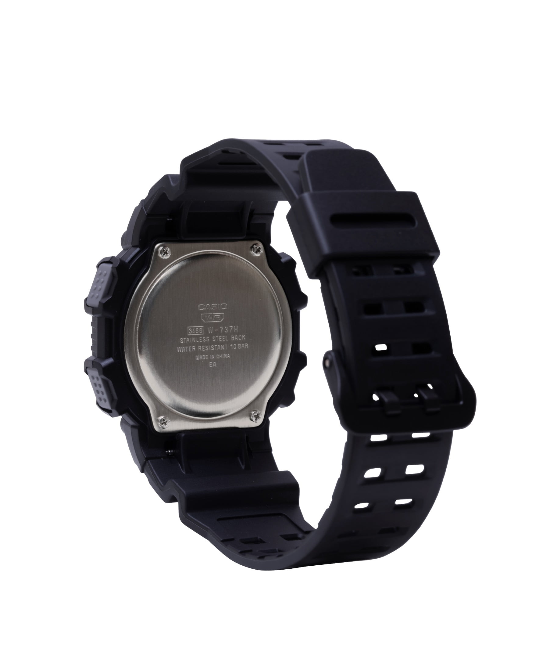 Casio Men's Shock-Resistant Digital Sport Watch with Black Strap