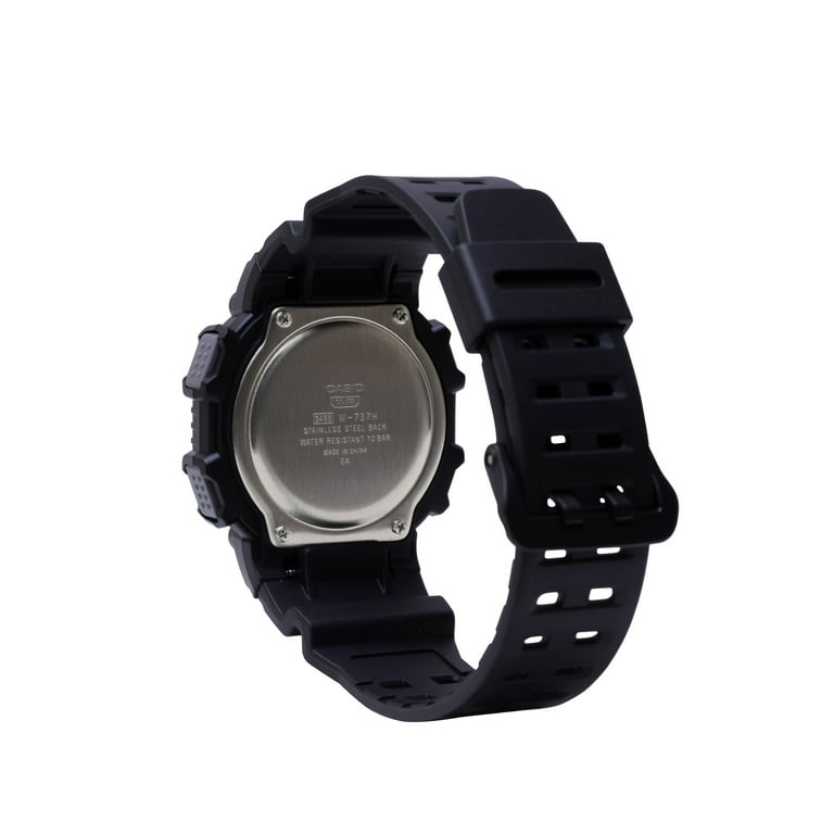 Casio Men's Shock-Resistant Digital Sport Watch with Black Strap
