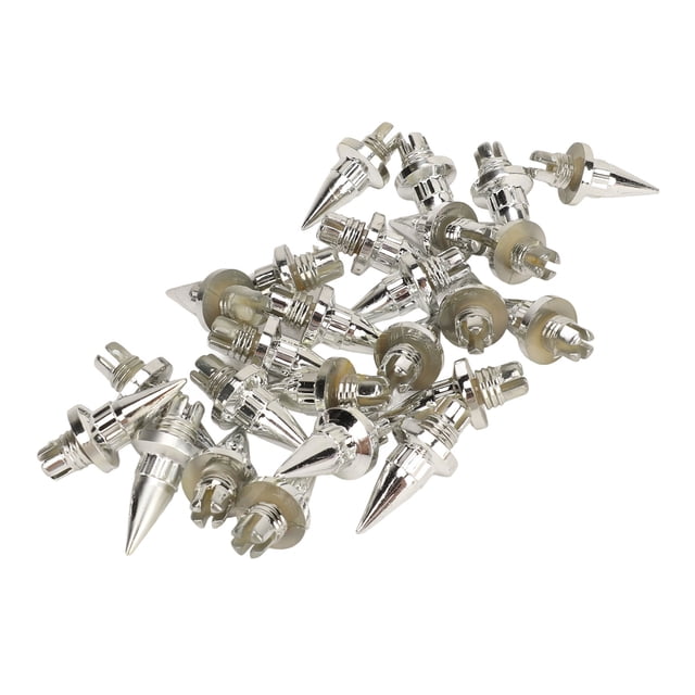 25Pcs Wheel Rim Rivet Nut ,KIMISS Spike Lug Nuts Stylish Look Wheel Lip Rivet Nut Spike Wheel Rim Lip Rivet Nut for Wheels with Plastic Faux Rivets