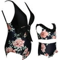 thumbnail image 4 of Girls Swimsuit Two Pieces Bikini Set Ruffle Falbala Swimwear Bathing Suits, 4 of 5