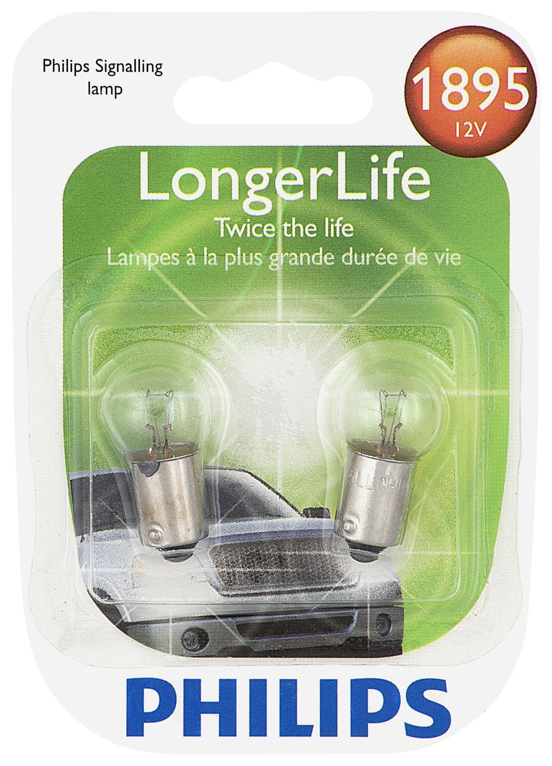 Philips Longerlife Miniature 1895Ll, Clear, 14, Always Change In Pairs!
