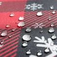 thumbnail image 7 of Christmas Tablecloth Rectangle, Plaid Table Cloth with Snowflake Decorations, Heavy Weight & Spillproof Table Cover for Dining, Party & Holidays (Snow Patterns, Rectangle, 60" x 102" (8-10 Seats)), 7 of 7