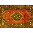 thumbnail image 1 of Ahgly Company Indoor Rectangle Persian Yellow Traditional Area Rugs, 6' x 9', 1 of 4