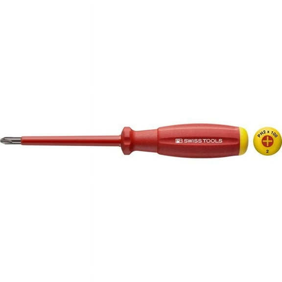 PB Swiss Tools PB 58190.0-60 SwissGrip VDE Screwdriver PH0 Insulated