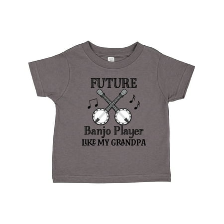 

Inktastic Future Banjo Player Like Grandpa Gift Toddler Boy or Toddler Girl T-Shirt