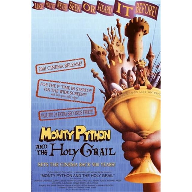 Pop Culture Graphics MOV201886 Monty Python & The Holy Grail Movie Poster, 11 x 17