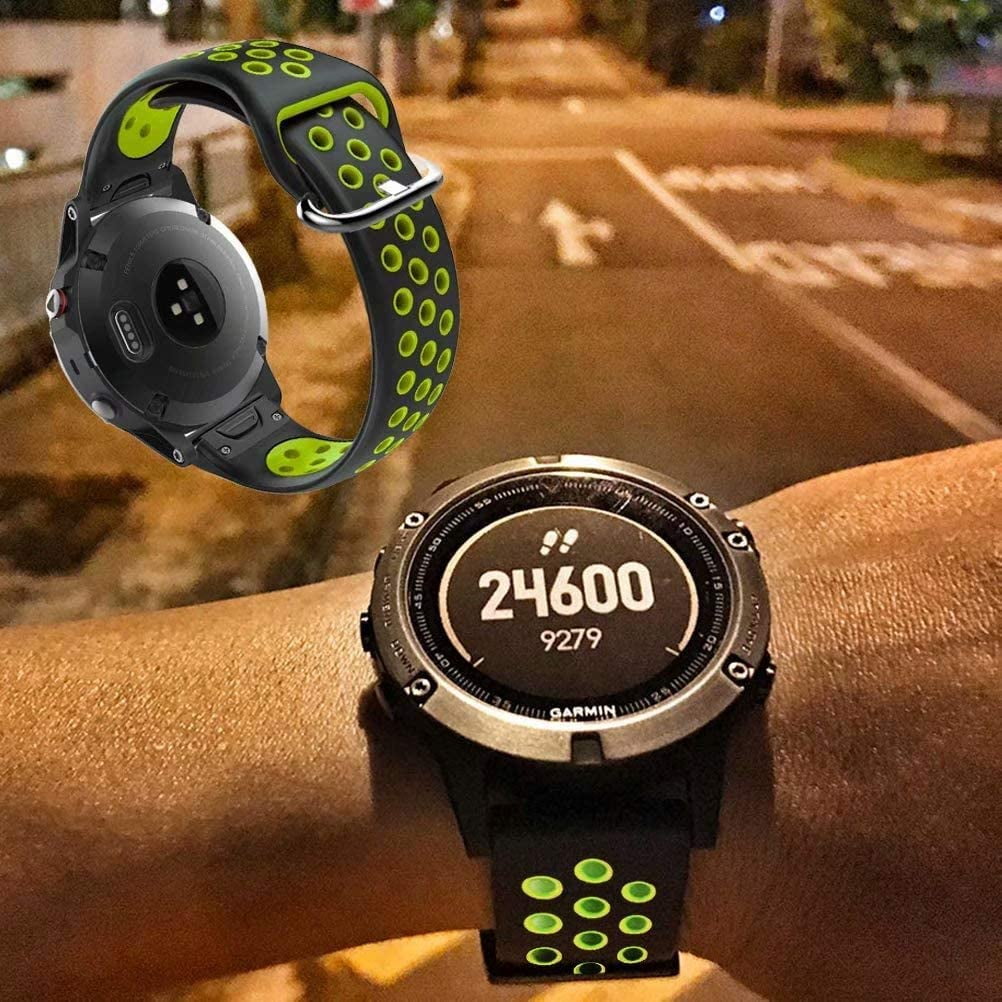 T-BLUER Watch Band Compatible for Garmin Fenix 5s Strap,Breathable Silicone  Replacement Wristband Bracelet Accessory | Walmart Canada