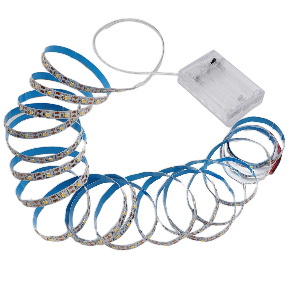 Battery Powered LED Strip Stripe 3528 Waterproof Tape Light Self