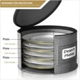 thumbnail image 4 of 8-Piece China Dinnerware Storage Set - Grey, 4 of 7
