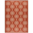 thumbnail image 2 of Safavieh Courtyard Kirsten Geometric Indoor/Outdoor Area Rug, Terracotta, 9' x 12', 2 of 15