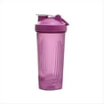 thumbnail image 1 of Vaso Coctelera Deportivo PortáTil Conveniente Vaso Agitador Botella Coctelera de PláStico de 600 Ml Adultos PúRpura, 1 of 5