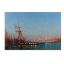 Trademark Fine Art 'View Of Istanbul' Canvas Art by Felix Ziem