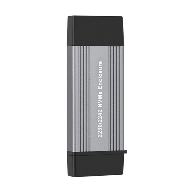Carcasa SSD NVME ckepdyeh, adaptador M2, carcasa externa NVME, clave PCIE NVME M/M+B a USB 3.1 de 10 Gbps, compatible con SSD M.2 2230 y 2242.