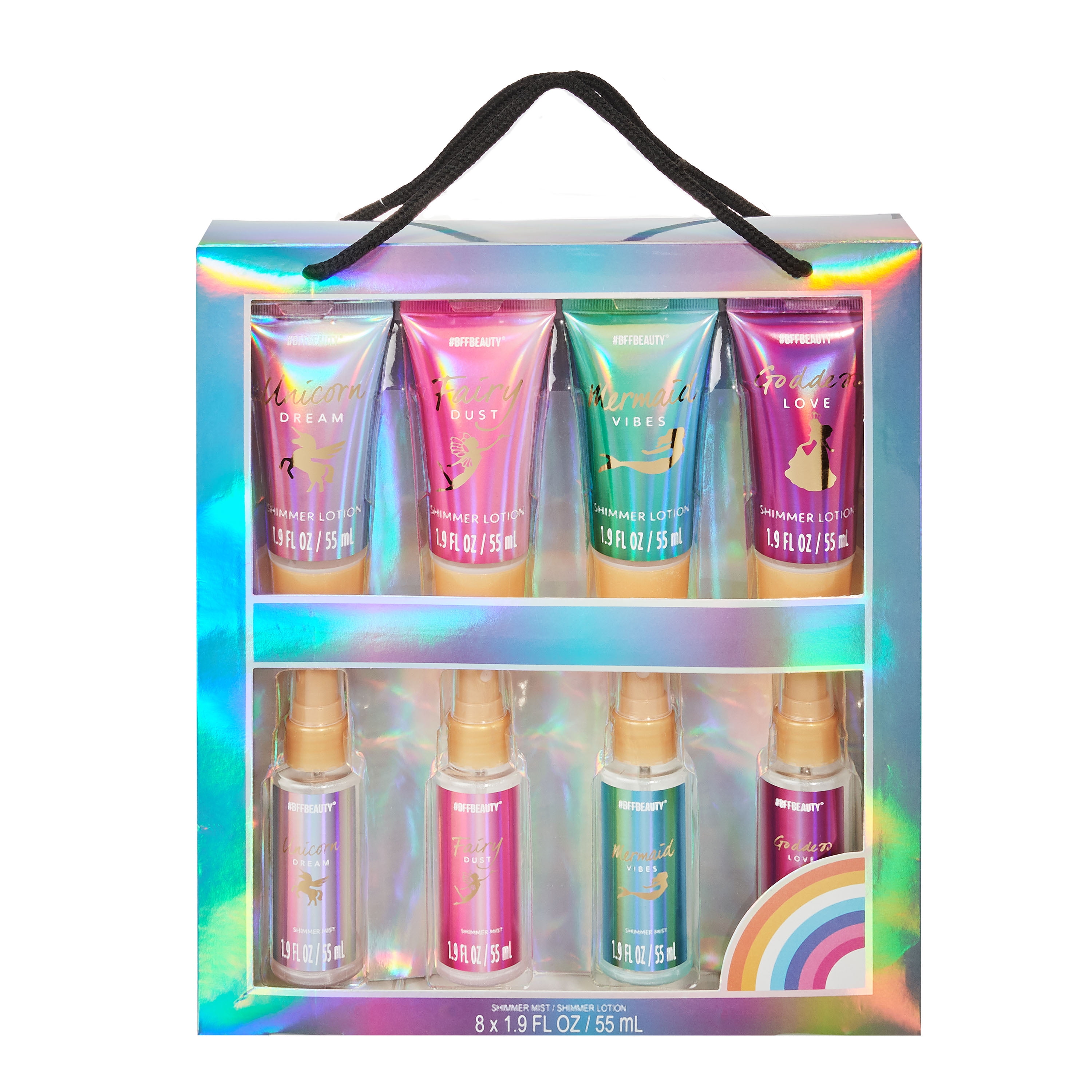 BFF Beauty Fantasy Bath and Body Gift Set Blue 8 pieces