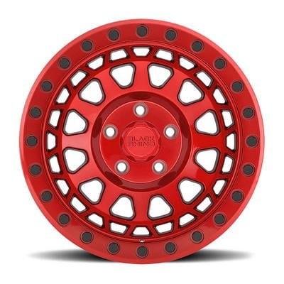 Black Rhino Primm Wheel, 17x9 with 8 on 170 Bolt Pattern - Red / Black - 1790PRM008170R25