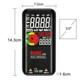 thumbnail image 3 of Voltmeter,Test Resistance Diode Voltmeter Siuke S10 Continuity Ncv Live Voltmeter Ohmmeter Test Line With Data Live Line With Diode Continuity Ncv 9999 Lcd Display Resistance Diode Continuity, 3 of 6