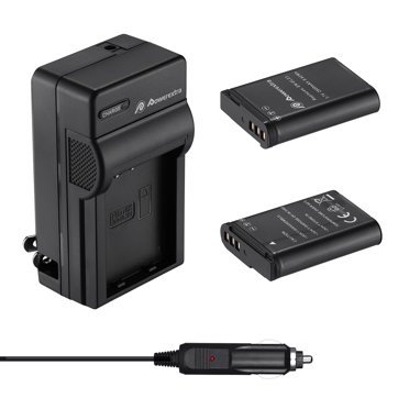 Lot De 2 Batteries EN-EL23 1850mAh + Chargeur PowerTrust Pour Nikon Coolpix B700 P900 P610