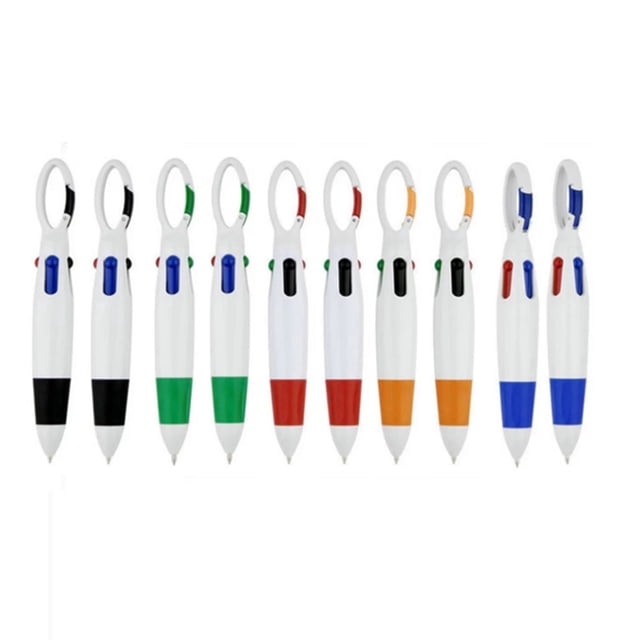 Pack of 10 Bulk Mini in Multi Colored Ink Ballpoint Pens Quick Dry Pens Fine Smooth Writing Pen Smooth Writing Office Supplies Nice Pens for Women Men Journaling and Office Supplies Use