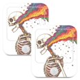 thumbnail image 7 of Yayeee 2-Pack Plug in LED Night Lights with Light Sensors Motion Detectors, Colorful Skeleton, 7 of 7