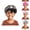 Black, variant on VOUZZA Kids Girls Bonnets Silk Bonnet Child Satin Bonnet Sleeping Baby Toddler Tie Bonnet Sleep Cap Soft Nighttime Hair Cap