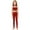 Burgundy, variant on inlzdz Kids Girls Figure Skating Outfit Sparkle Rhinestone Ice Skating Leggings Set Gym Training Suit Black 12