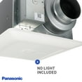 thumbnail image 2 of Panasonic FV-0511VKS2 WhisperGreen Multi-Flow Bathroom Fan, White, 2 of 5