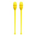 thumbnail image 2 of 2 Piezas Clubes de Gimnasia Rítmica Bastones Insertables para Danza Palos de Práctica Accesorios para Coreografías Material Pp de Alta Resistencia Fác amarillo, 2 of 8