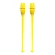 thumbnail image 2 of 2 Piezas Clubes de Gimnasia Rítmica Bastones Insertables para Danza Palos de Práctica Accesorios para Coreografías Material Pp de Alta Resistencia Fác amarillo, 2 of 8